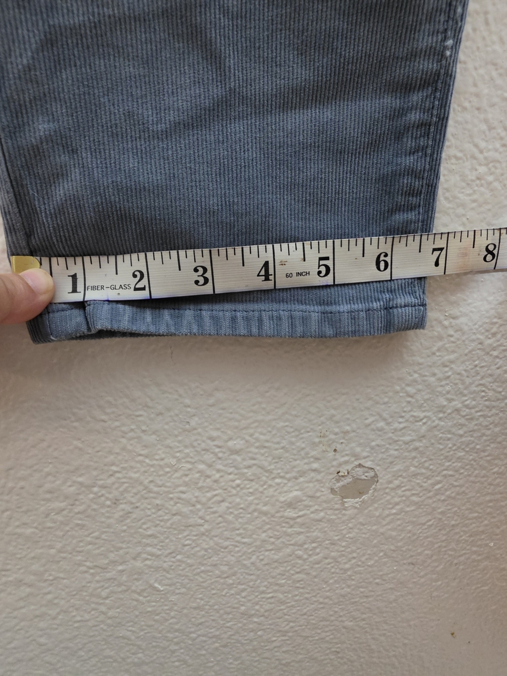 AG Adriano Goldschmied Tellis Modern Slim Light Wash Blue Corduroy Jeans Sz 30 - Picture 10 of 13